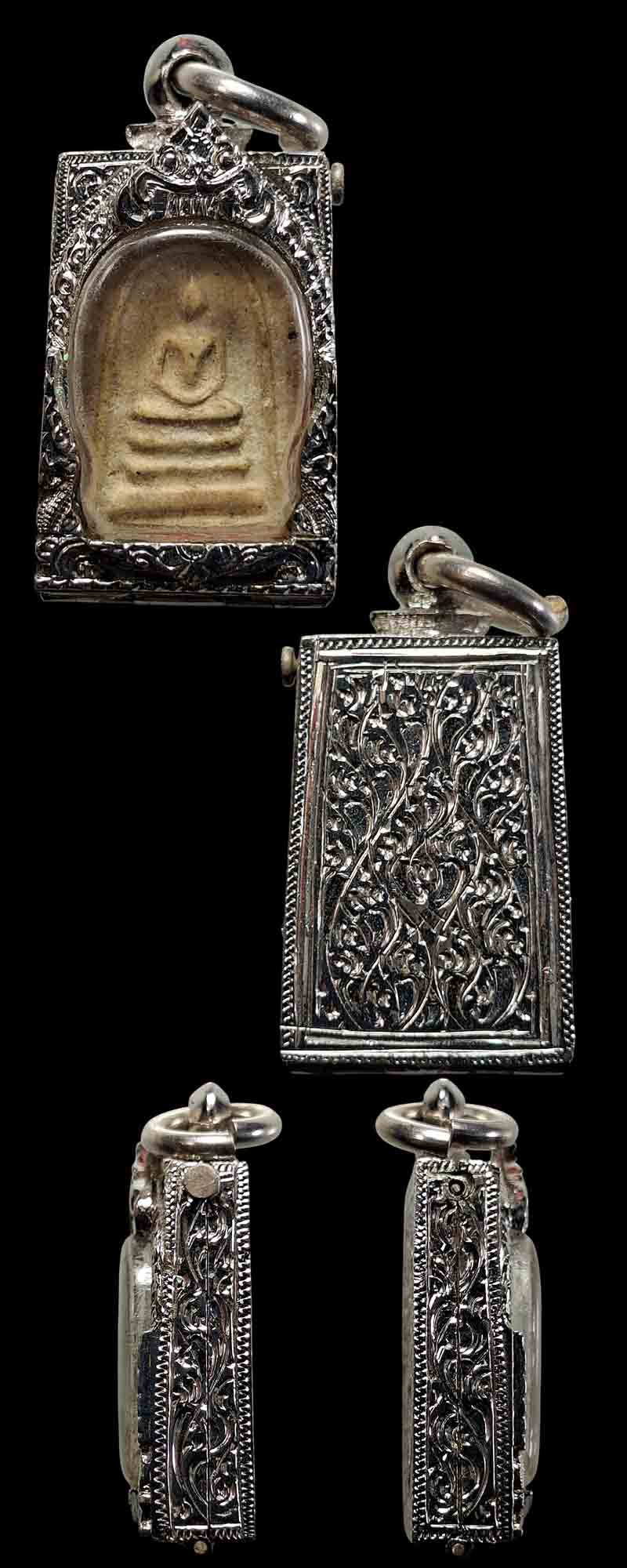 ผงของท่านยักคิ้วได้ สมเด็จคะแนน ปี 2509  หลวงปู่เทียน วัดโบสถ์  - 5