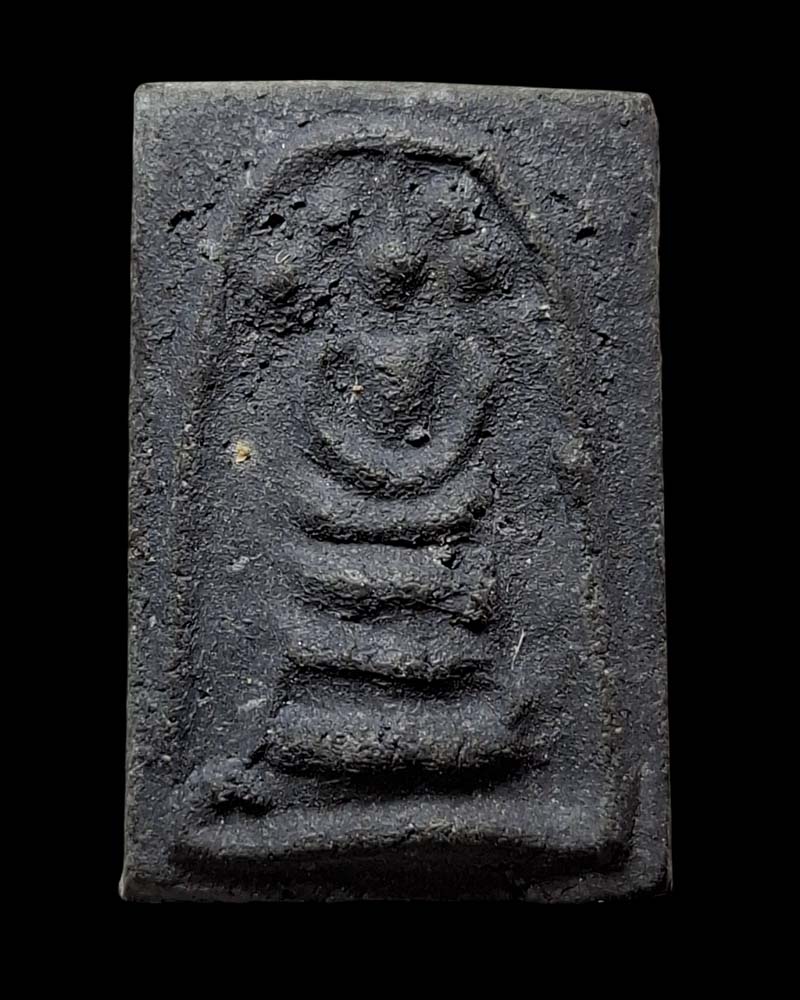 พระสมเด็จคะแนน ปรกโพธิ์ เนื้อดำ วัดประสาทบุญญาวาส ปี 2506 - 2