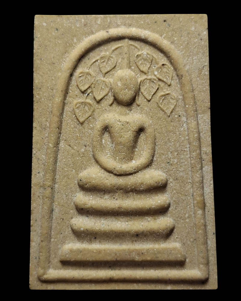 พระสมเด็จปรกโพธิ์หลังรูปเหมือน หลวงปู่ธรรมรังษี วัดพระพุทธบาทพนมดิน - 2