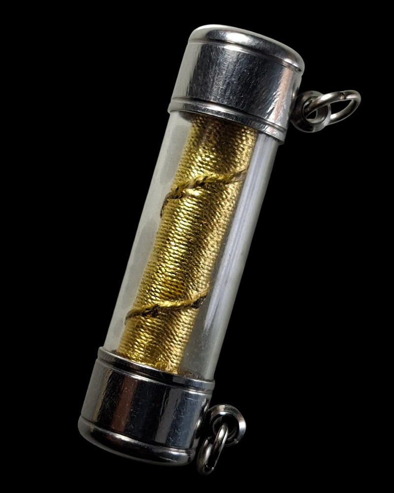 ตะกรุดโทน รุ่น 2 หลวงพ่อแพ วัดพิกุลทอง ปี 24 ดอกเล็ก ( 2 นิ้ว) - 5