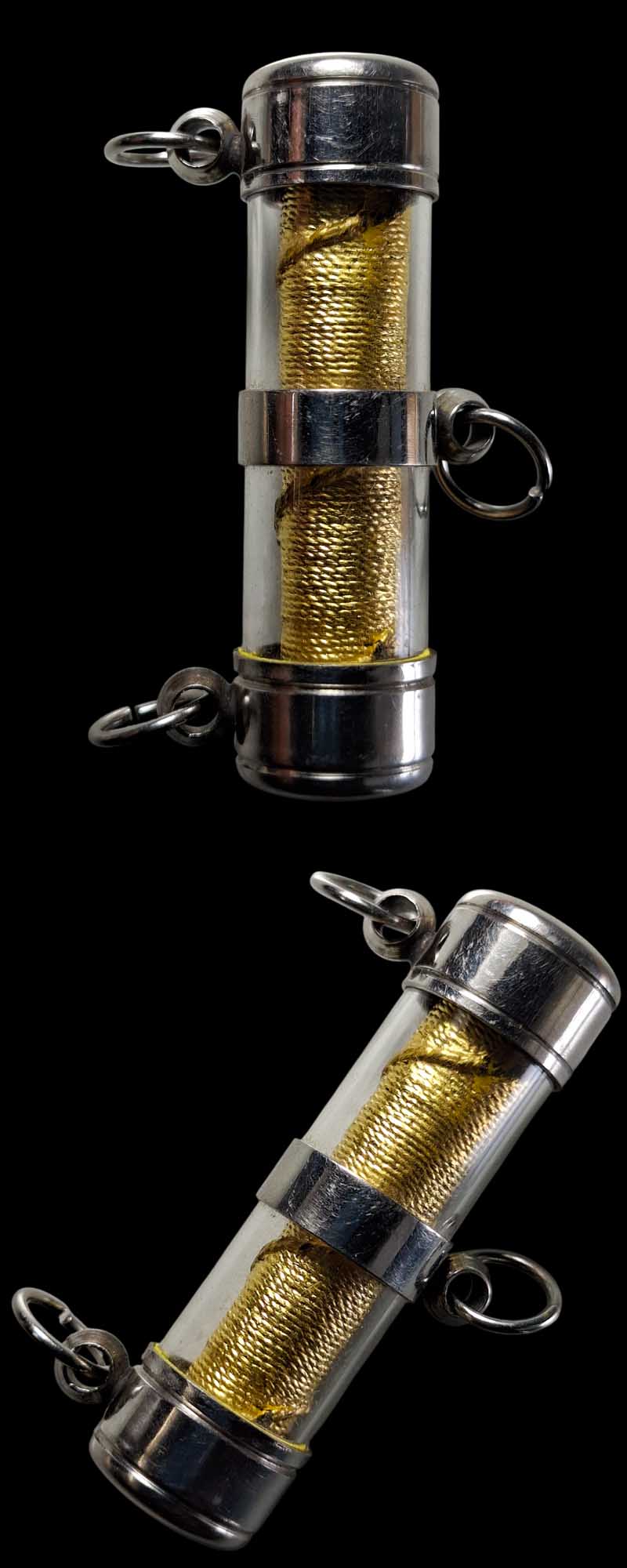 ตะกรุดโทน รุ่น 2 หลวงพ่อแพ วัดพิกุลทอง ปี 24 ดอกเล็ก ( 2 นิ้ว) - 5