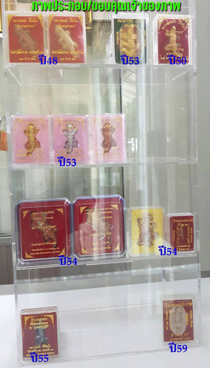 ตุ๊กแกมหาลาภ  เนื้อผง รุ่นแรก หลวงพ่อหล่ำ วัดสามัคคีธรรม - 4