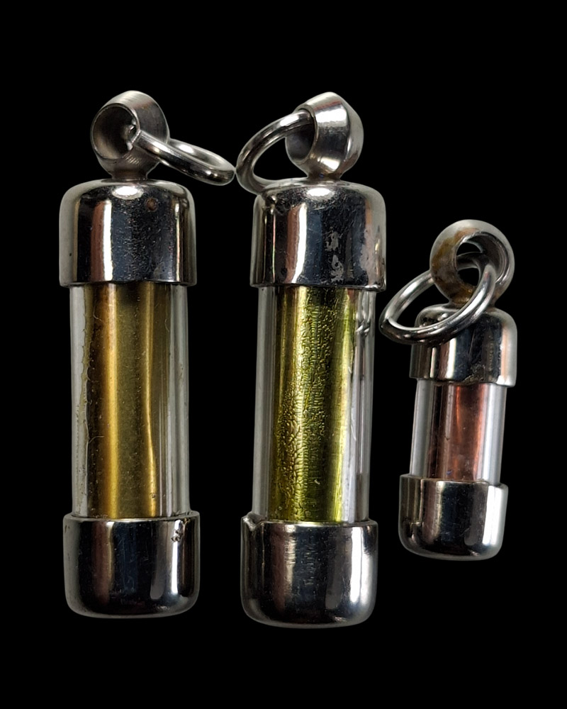 ตะกรุด  หลวงพ่อหอม วัดบางเตยกลาง ปทุมธานี  3 ดอก - 3