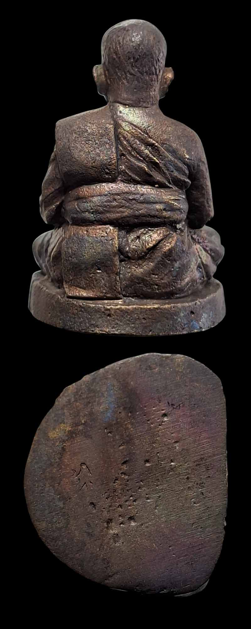 รูปเหมือนหล่อโบราณ รุ่นแรก หลวงพ่อผูก วัดพระปฐมเจดีย์ (1) - 3