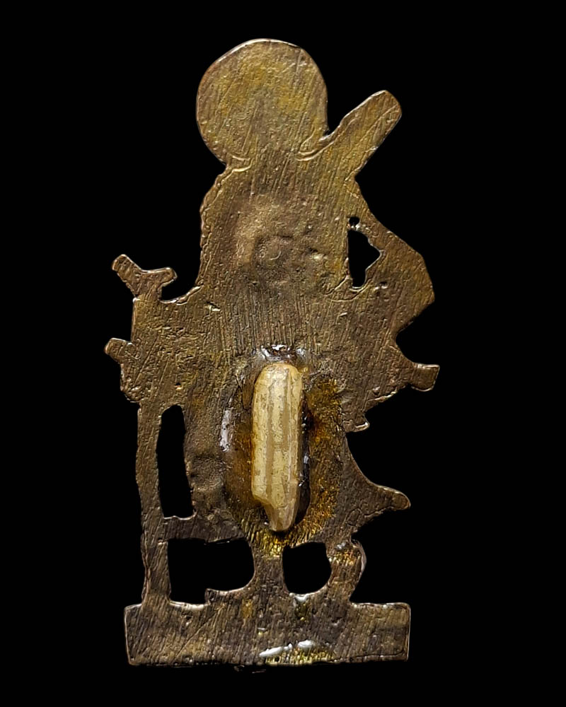  พระสิวลี หลังติดข้าวสารเสก หลวงพ่ออาคม วัดยายร่ม - 3