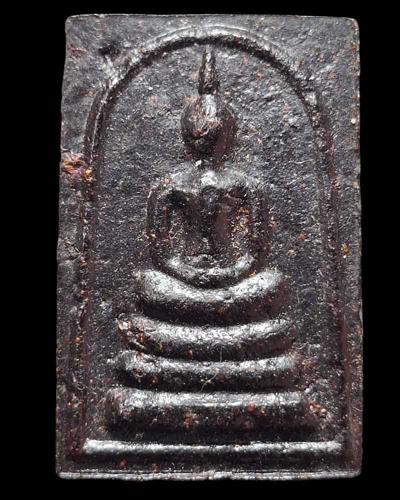 พระสมเด็จเนื้อครั่ง 3 ฤดู หลังรูปเหมือน หลวงพ่อยิด วัดหนองจอก - 2