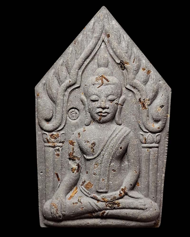 พระขุนแผนหลังพระสีสะแรงแงง หลวงปู่แย้ม วัดสามง่าม - 2