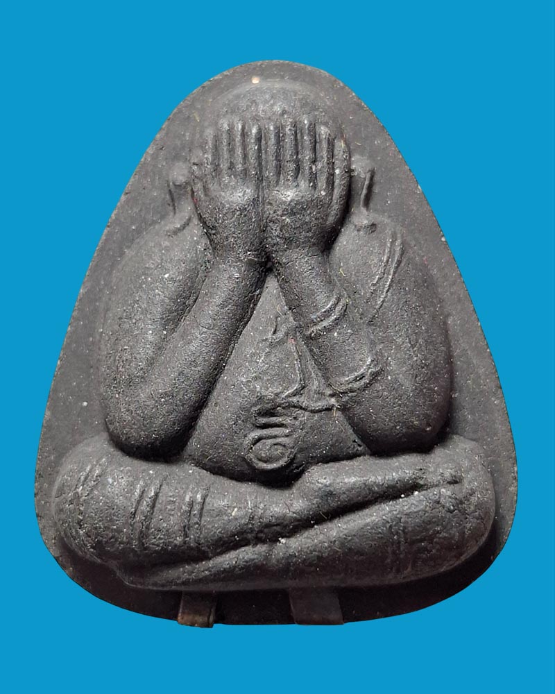 พระปิดตามหาลาภ 84 หลวงปู่เกลี้ยง วัดเนินสุทธาวาส ฝังตะกรุดเงิน 2 ดอก - 2