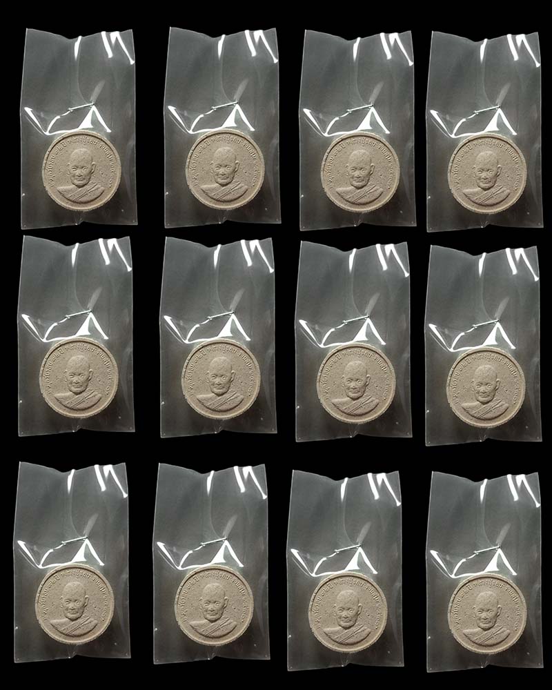 พระผงรูปเหมือน หลวงปู่ชอบ ฐานสโม ที่ระลึกอายุ 92 ปี พ.ศ.2537   - 5