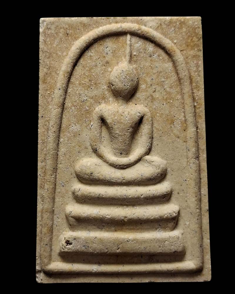 พระสมเด็จพิมพ์ใหญ่ฝังตะกรุดเงิน หลังยันต์ครู หลวงปู่มี วัดมารวิชัย พ.ศ.2539 - 2