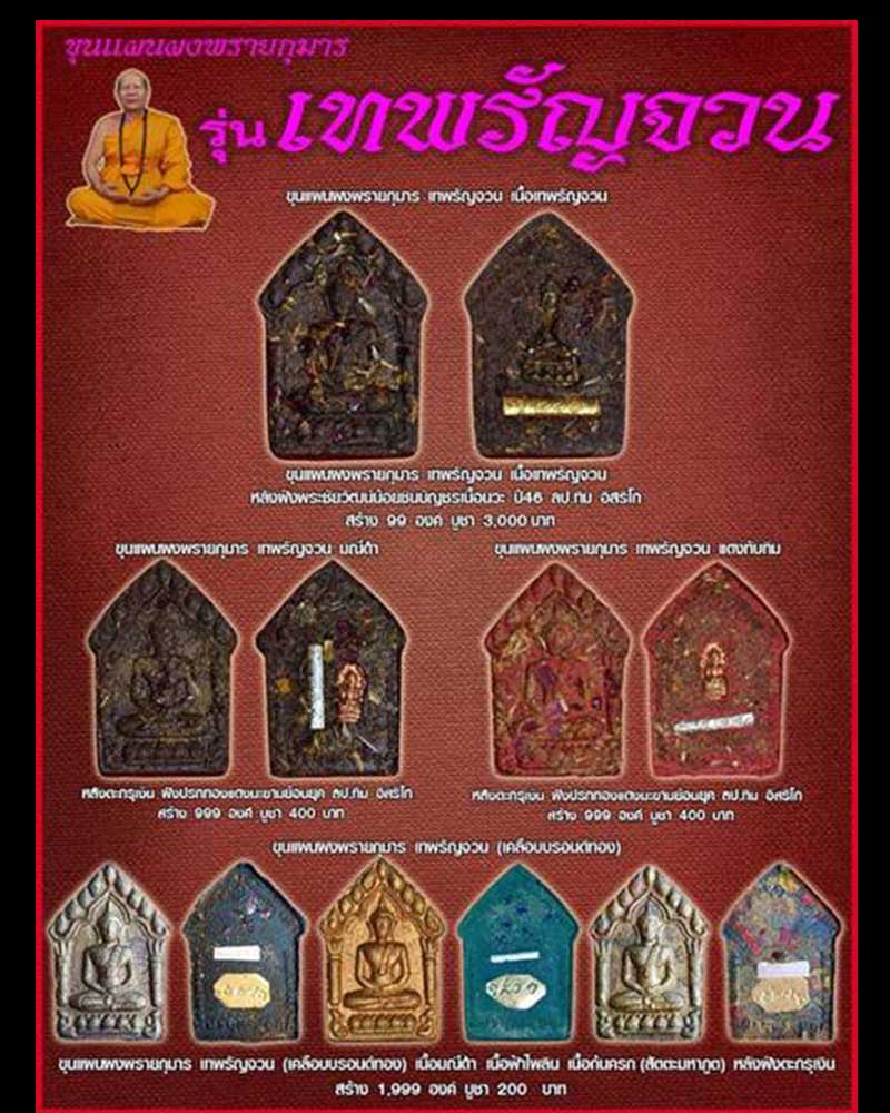 ขุนแผนผงพรายกุมาร รุ่น “เทพรัญจวน สัตตะมหาภูติ” หลวงปู่สวัสดิ์ ภูมิสาโร วัดป่าแสนอุดม - 2