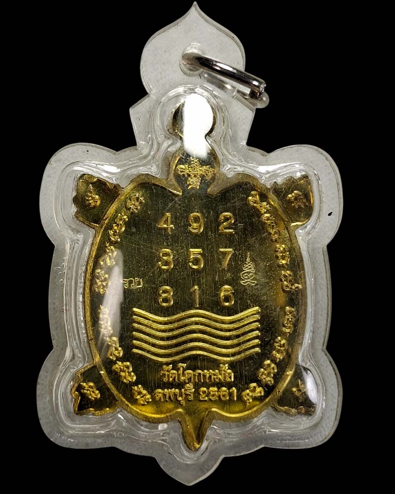 เหรียญพญาเต่าเรือน รุ่นเต่าเนรมิต หลวงพ่อพิเชฐ วัดโคกหม้อ (1) - 3