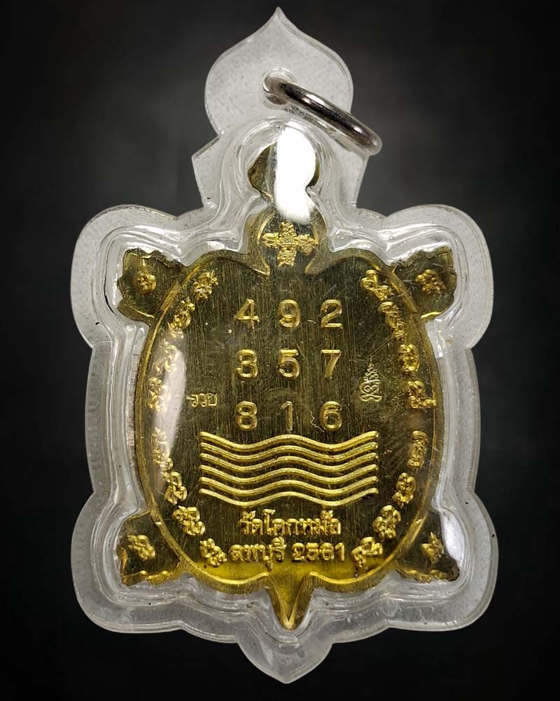 เหรียญพญาเต่าเรือน รุ่นเต่าเนรมิต หลวงพ่อพิเชฐ วัดโคกหม้อ (2) - 3
