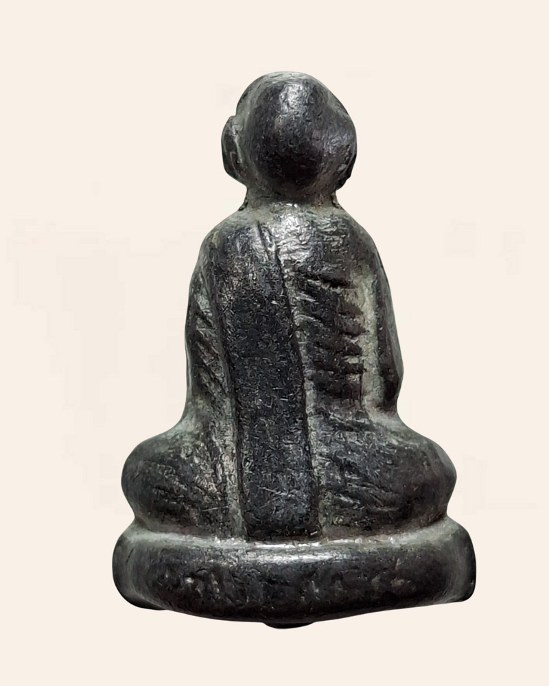 รูปหล่อ เนื้อตะกั่ว หลวงพ่อ วุ่น วัดบางซอ สุพรรณบุรี - 4