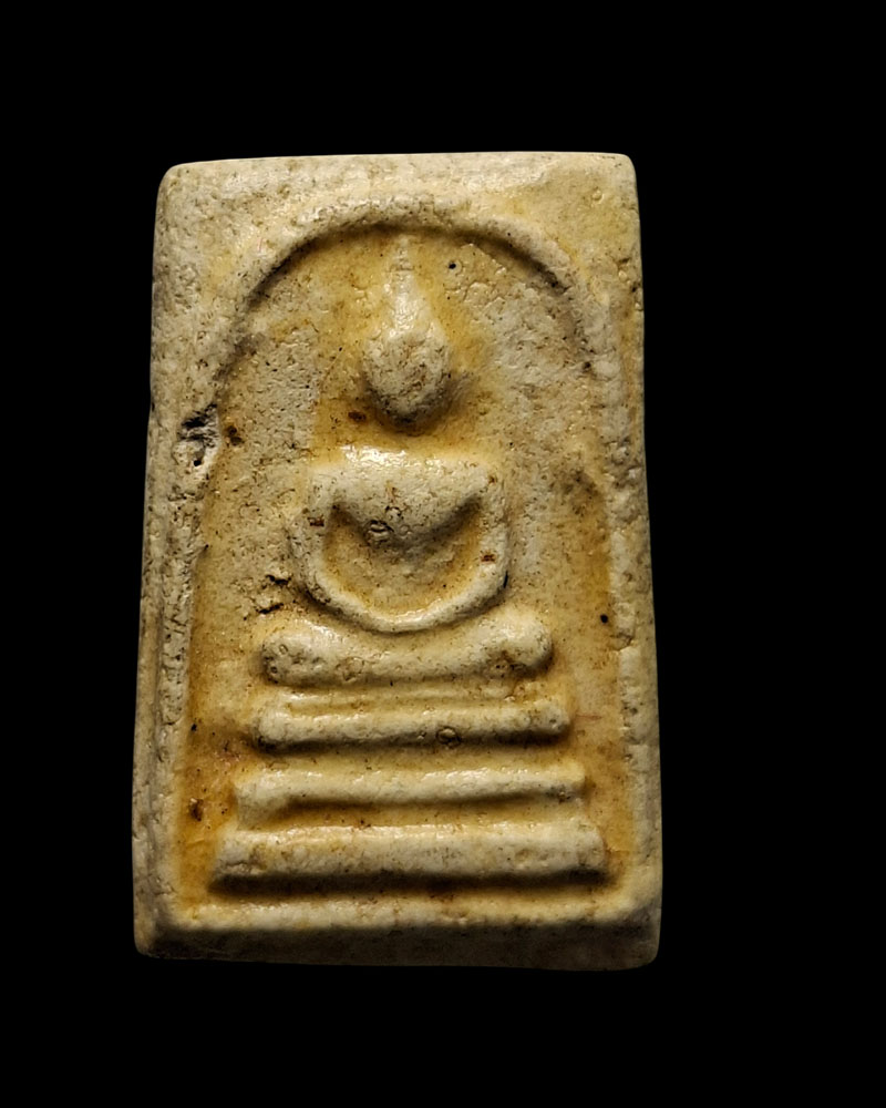 พระสมเด็จหลังสิงห์ หลวงปู่บัว วัดบางเป้ง ผสมผงเก่าบางขุนพรหม - 4