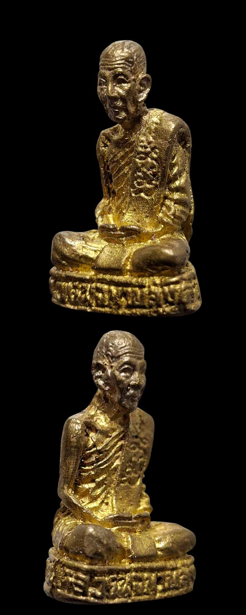 รูปหล่อ หลวงพ่อฤๅษีลิงเล็ก  หลวงพ่อบุญศรี  ​  วัดใหม่ศรีสุธาวาส​ จ.นครสวรรค - 4