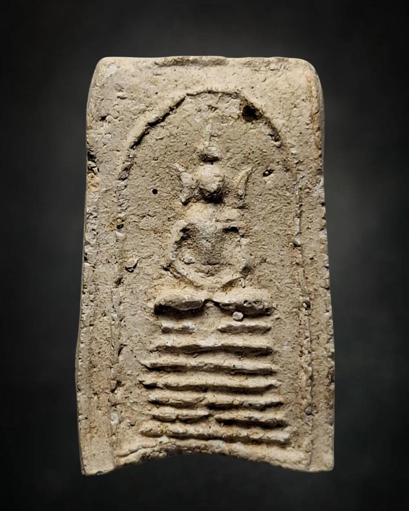 พระผงอิทธิเจ พิมพ์สมเด็จ 7 ขั้น หลวงพ่อผึ่ง วัดสว่างอารมณ์ราษฎร์ - 2