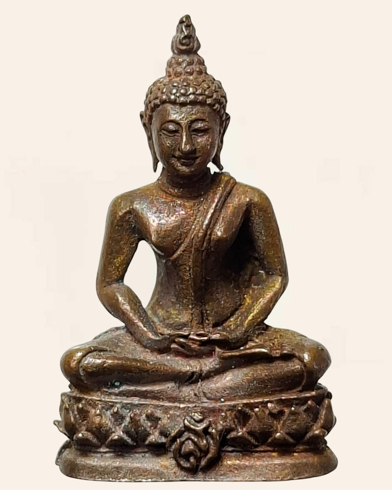 พระชัยวัฒน์ สมเด็จย่า 90 พรรษา เนื้อนวะโลหะ - 2