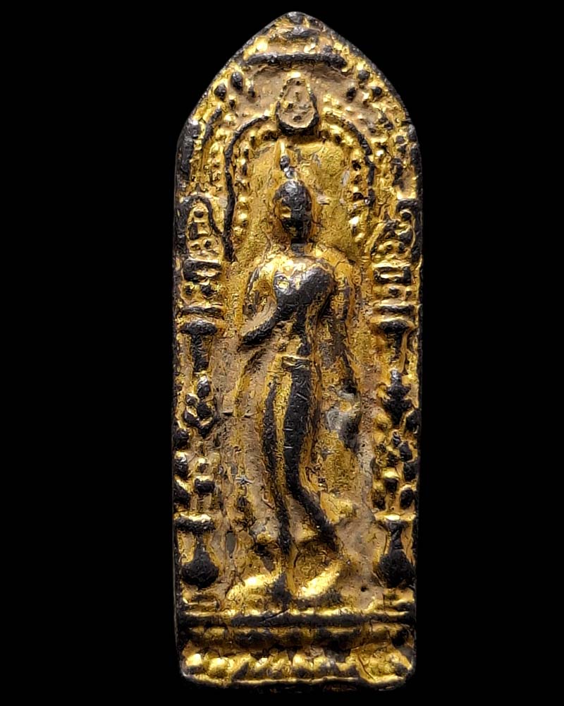 เหรียญลีลา 2 หน้า กำแพงนิ้ว หลวงพ่อขอม วัดไผ่โรงวัว - 2