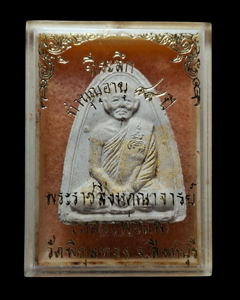 พระผงรูปเหมือน หลวงพ่อแพ วัดพิกุลทอง - 4