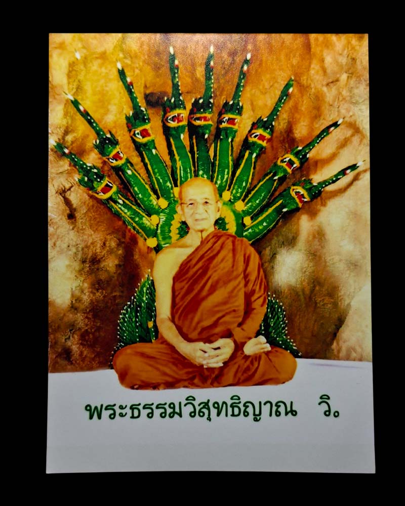 พระนาคปรก หลัง พระธาตุนาคามณี ศรีเชียงของ  จ.เชียงราย หลวงพ่อไพบูลย์    - 2