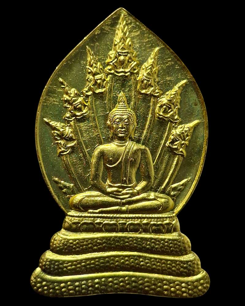 พระนาคปรก หลัง พระธาตุนาคามณี ศรีเชียงของ  จ.เชียงราย หลวงพ่อไพบูลย์    - 3