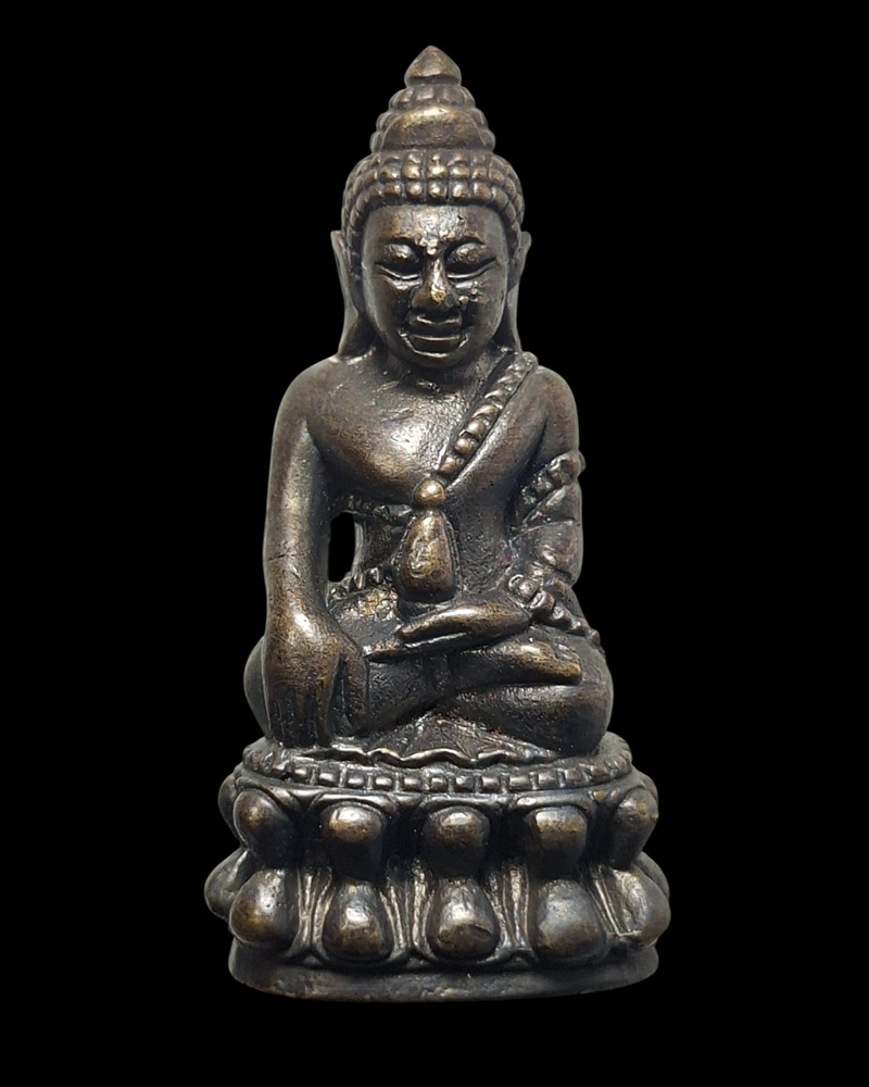 พระกริ่งรุ่นเสริมบารมีทวีทรัพย์  หลวงพ่อฉาบ วัดศรีสาคร จ.สิงห์บุรี - 2