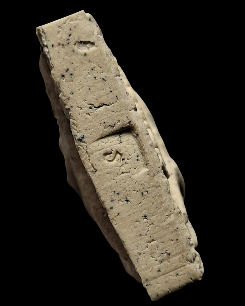 พระผงรูปเหมือน หลังเสือ กระโจน รุ่นแรก หลวงปู่แย้ม วัดตะเคียน - 4