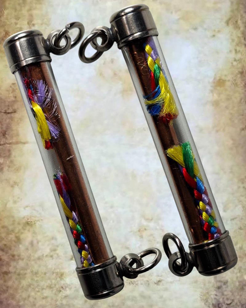 ตะกรุดนวหรคุณเกื้อหนุนชีวิต (ตะกรุดปืนเสีย)  หลวงพ่อสืบ วัดสิงห์ - 3