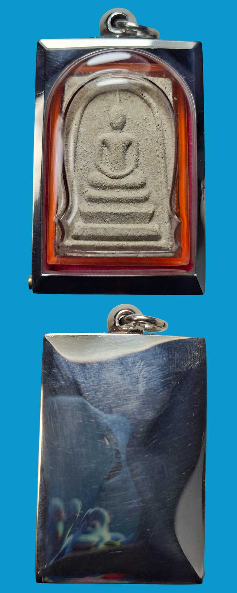 พระสมเด็จ หลวงปู่ชอบ วัดป่าโคกมน รุ่นพิเศษ 92 ปี มีเกศา - 5