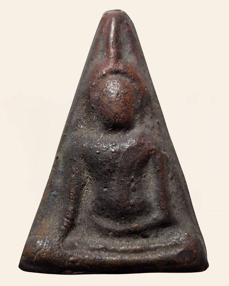 พระพิมพ์พระนางพญา หล่อโบราณ พระอาจารย์ เชื้อ หนูเพชร - 2