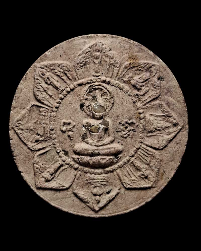 พระคู่ชีวิตล้างอาถรรณ์ พิมพ์จันทร์ลอย(ล้อแม็ก) ปี 2541 วัดหลักเมืองพัฒนาราม - 2