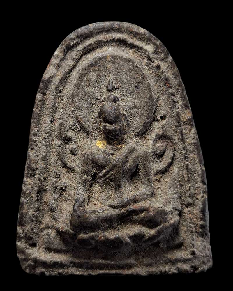 พระกลีบบัวหลวงพ่อเหลือ วัดสร้อยทอง รุ่นแรก 2485 - 2