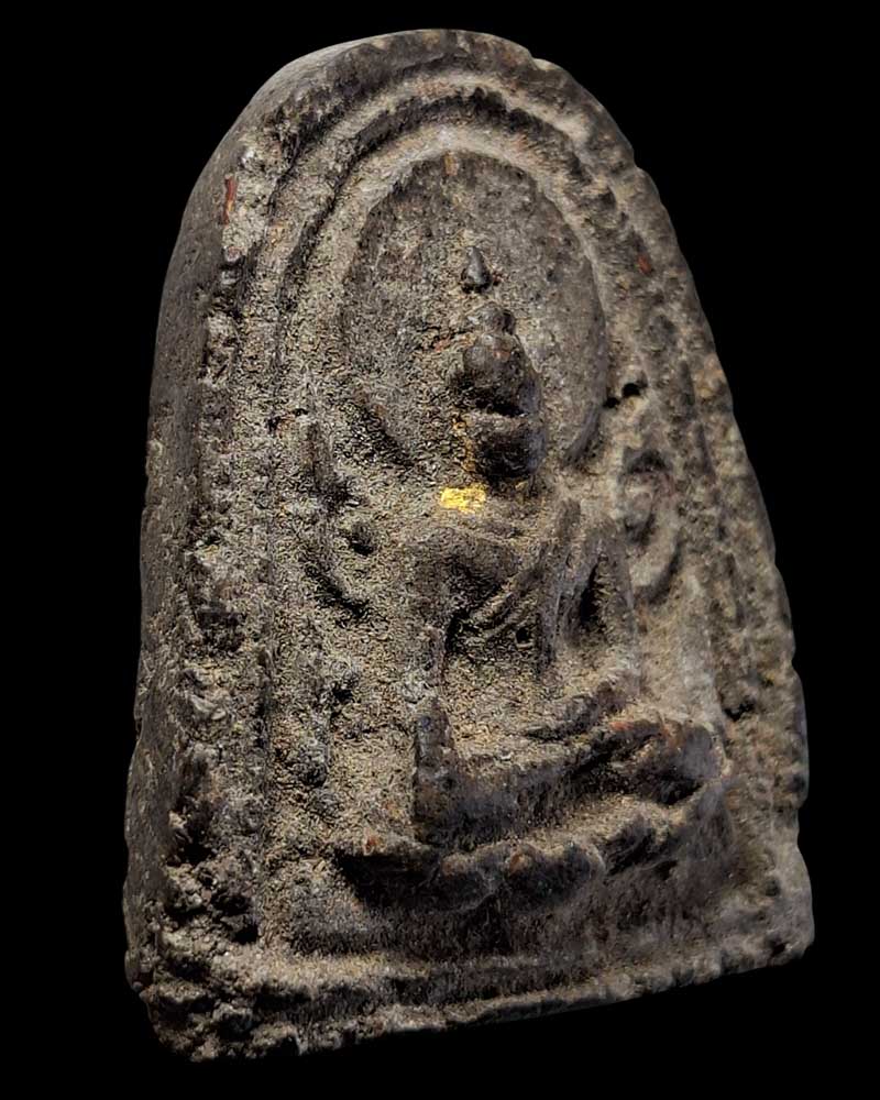 พระกลีบบัวหลวงพ่อเหลือ วัดสร้อยทอง รุ่นแรก 2485 - 3