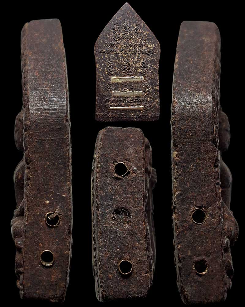 ขุนแผนพญาช้างหลง หลวงพ่อสม  วัดวังแพ สระบุรี ฝังตะกรุด 9 ดอก - 4