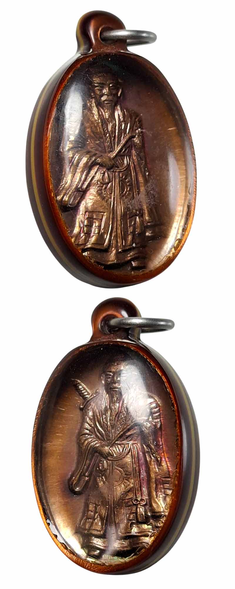 เหรียญองค์วิสุทธิเทพ (ลื่อตงปิง) พิมพ์เล็ก - 4