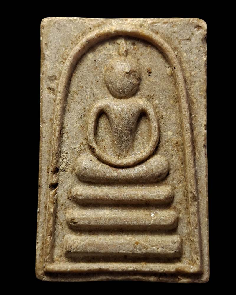 พระสมเด็จหลวงพ่อแพ วัดพิกุลทอง รุ่น วปอ ปี 2515 มีเกศา - 2