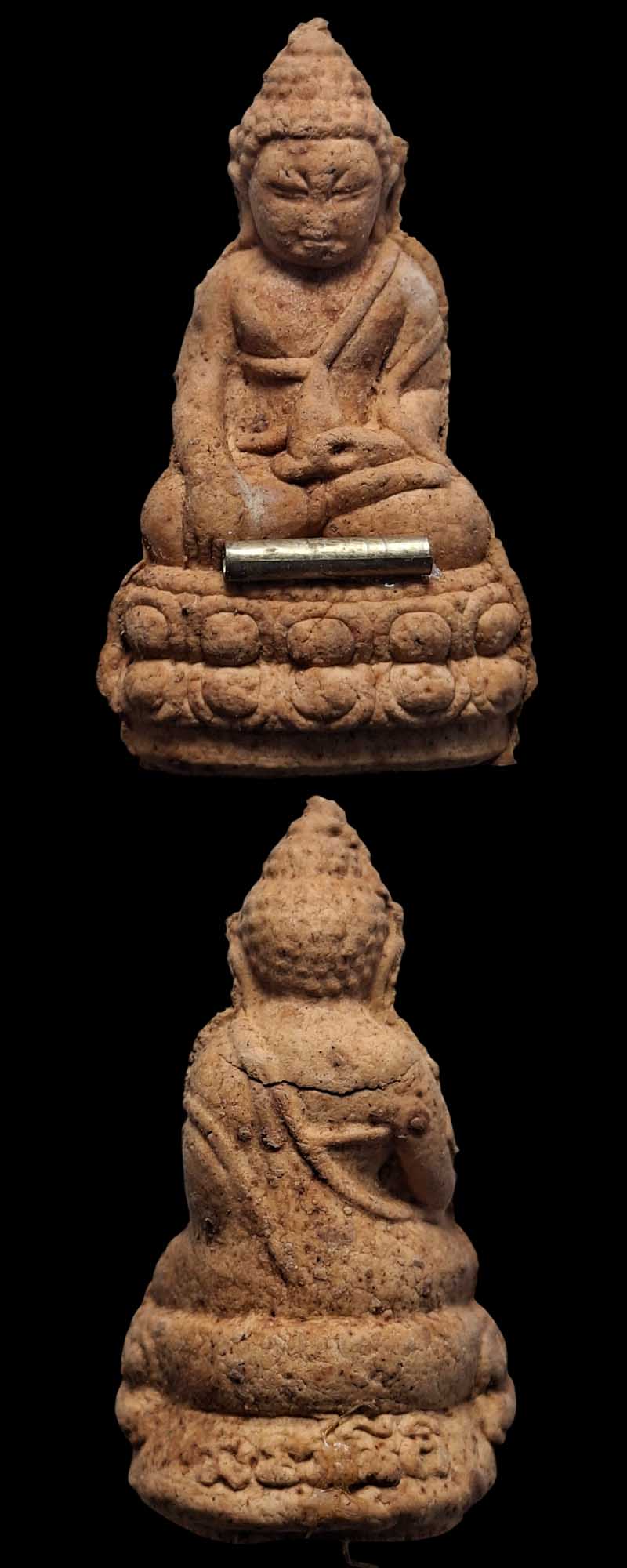 พระชัยวัฒน์ผง หลวงพ่อส่วน วัดหนองคล้า อ.ศรีราชา จ.ชลบุรี - 3