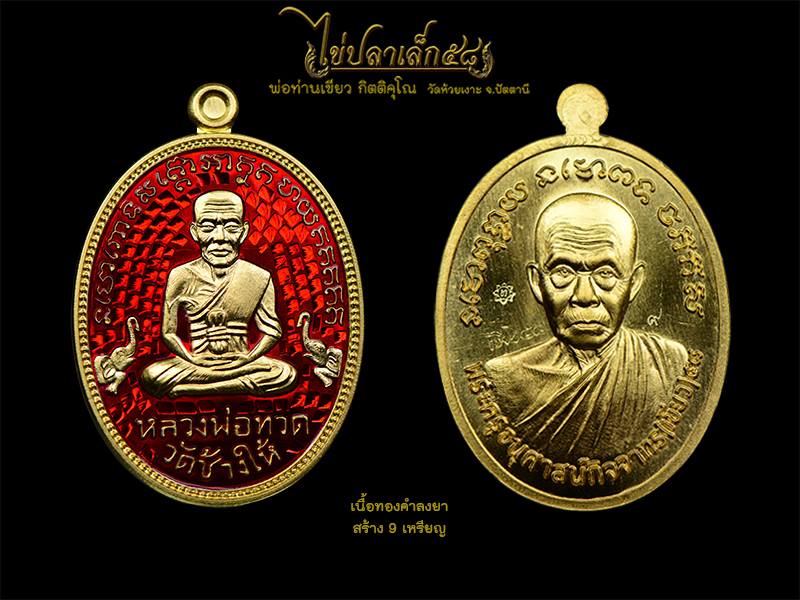 เปิดจอง เหรียญไข่ปลาเล็ก58 พ่อท่านเขียว กิตติคุโณ วัดห้วยเงาะ อ.โคกโพธิ์ จ.ปัตตานี 2558