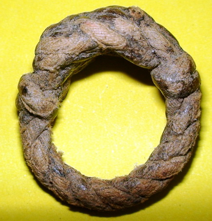 แหวนพิรอด หลวงพ่อม่วง วัดบ้านทวน (สภาพใช้)