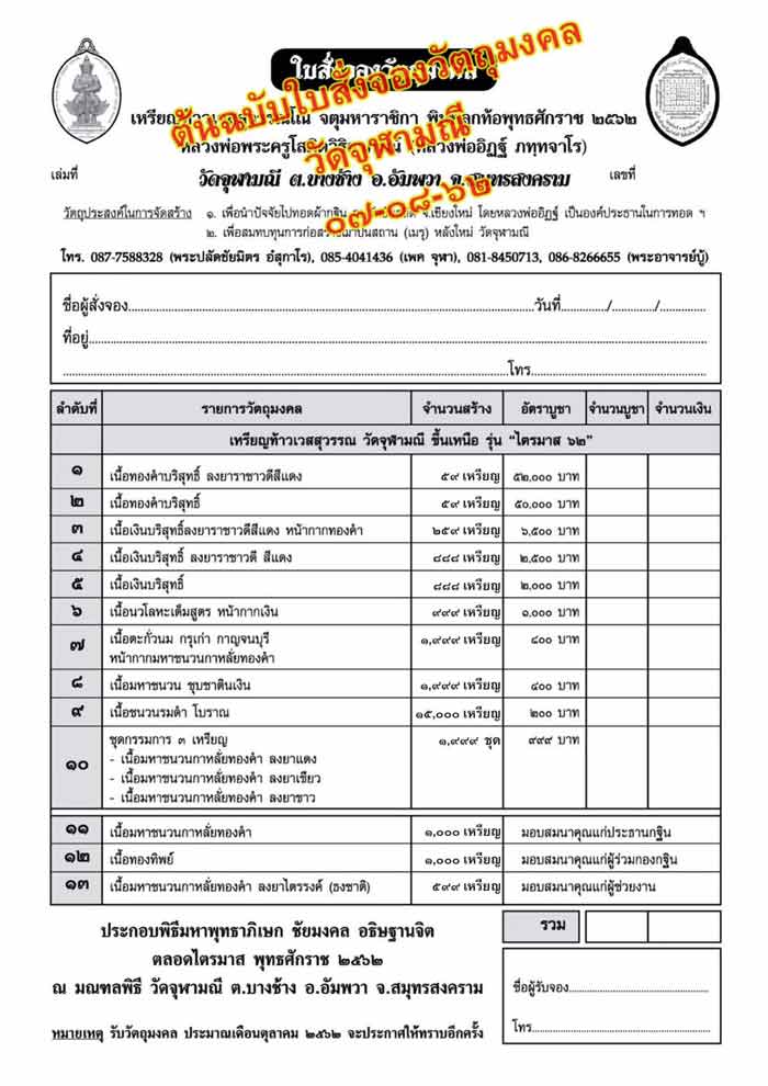 เหรียญท้าวเวสสุวรรณ วัดจุฬามณี "ขึ้นเหนือ"