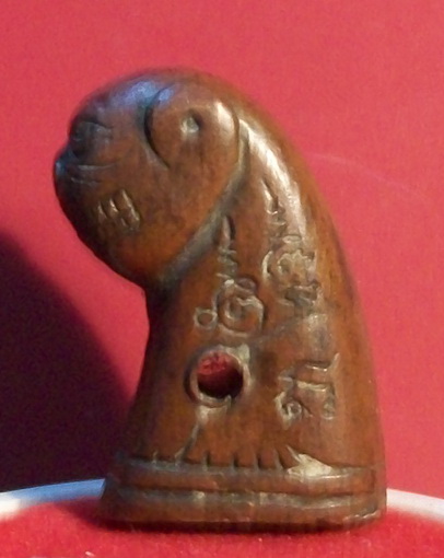 เสือหลวงพ่อวงษ์ วัดปริวาสรุ่น6(พิมพ์หูมีจุด)