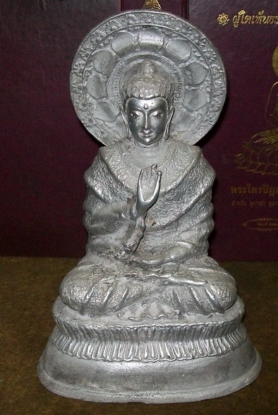 พระบูชาคันธราษฏร์5นิ้ว(ปางประทานพร  เนื้อเงิน)