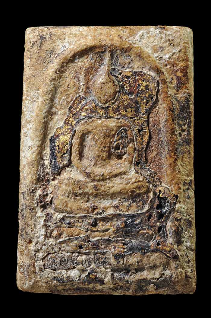 พระสมเด็จบางขุนพรหม พิมพ์ใหญ่ ลงรักปิดทอง