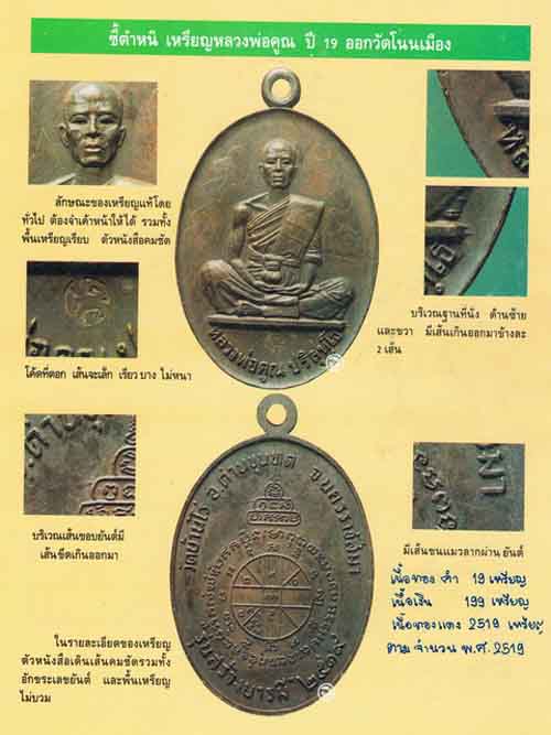 ตำหนิหลวงปู่คูณ ปี 19