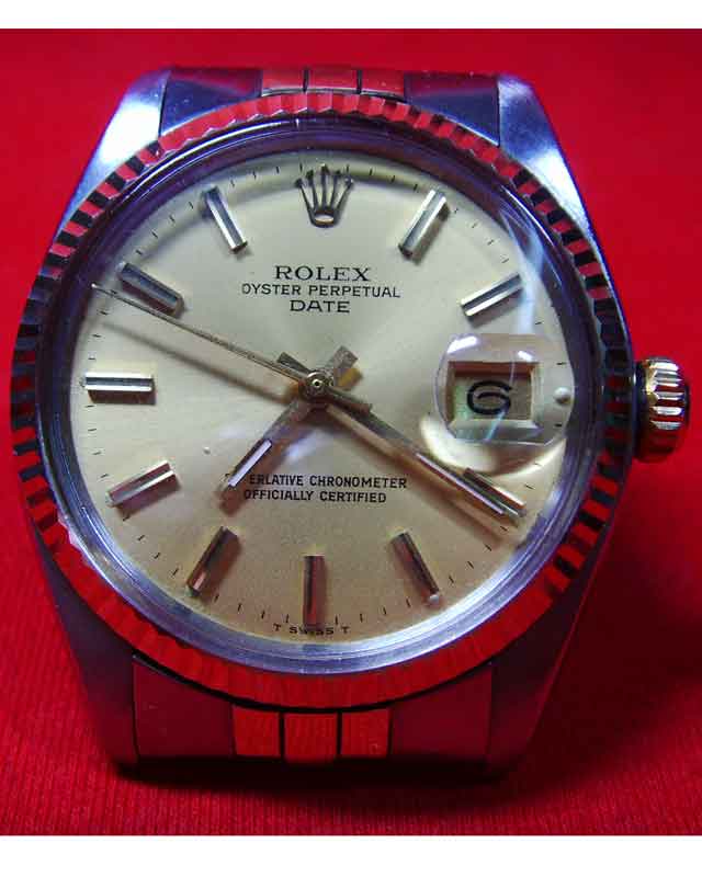 นาฬิกาโรเล็กซ์  รุ่น OYSTER  PERPETUAL  DATE  เครื่องเดิม