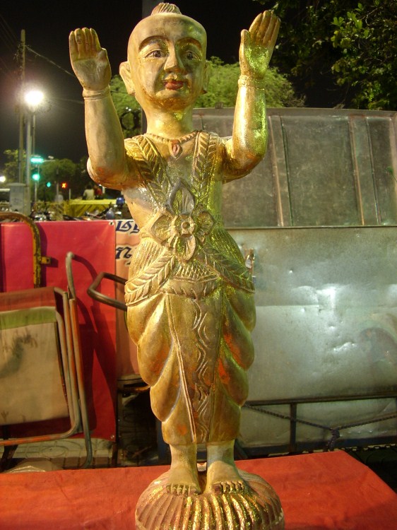 กุมารไม้แกะ เก่า+ใหญ่