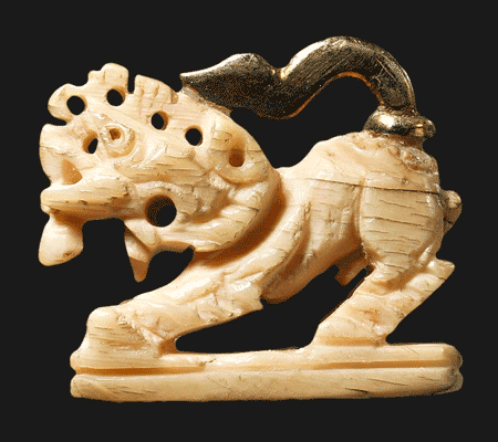 คชสิงห์งาแกะ หลวงพ่อเฮง วัดเขาดิน