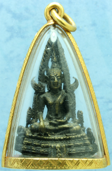 พระพุทธชินราช วัดพระศรีรัตนมหาธาตุ เลี่ยมทอง ไม่ทราบปี