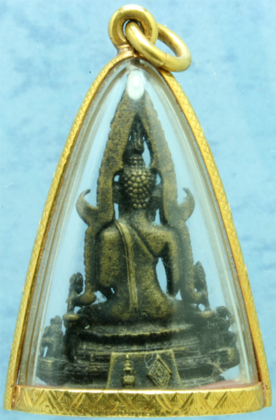 พระพุทธชินราช วัดพระศรีรัตนมหาธาตุ เลี่ยมทอง ไม่ทราบปี